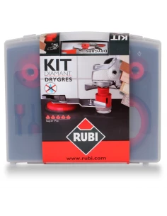 KIT 6 Trépans Drygres + Guide RUBI - 1 2