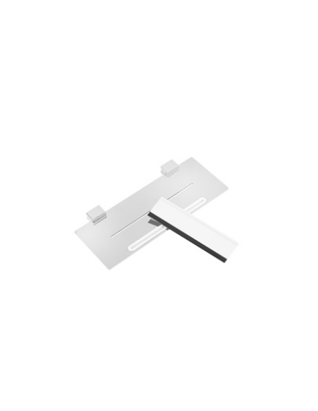 Fix Mi Porte Tablette INOX 30cm avec raclette alu/caoutchouc METROPOLITAN MAT INTER - 1