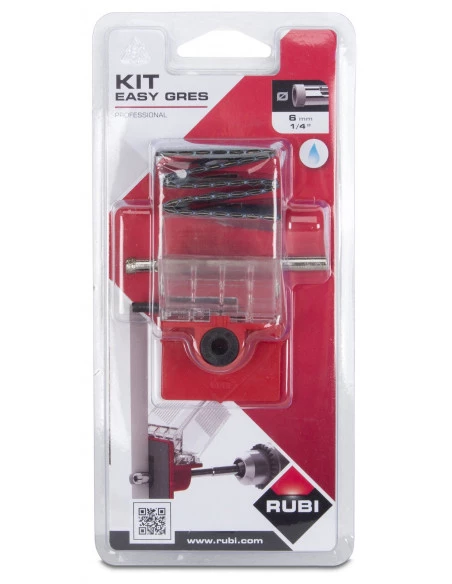 Kit trépan EASYGRES Ø 6 mm RUBI - 2