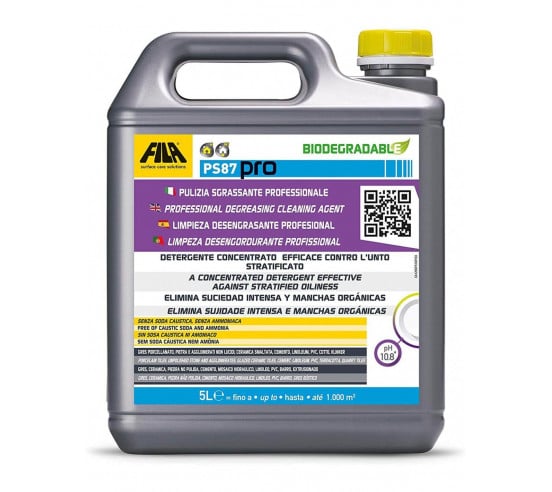 Nettoyant Dégraissant Professionnel PS87 PRO 5L FILA - 1
