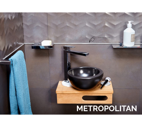 Fix Mi Tablette INOX 35cm METROPOLITAN MAT INTER - 2