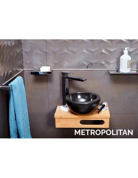 Fix Mi Tablette INOX 35cm METROPOLITAN MAT INTER - 2