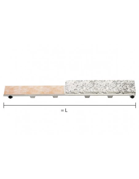 Support à carreler KERDI LINE D sans cadre pour caniveau de douche SCHLUTER - 2