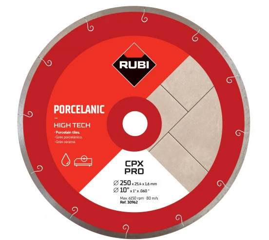 Disque diamant grès porcelaine J-SLOT - CPX RUBI - 2