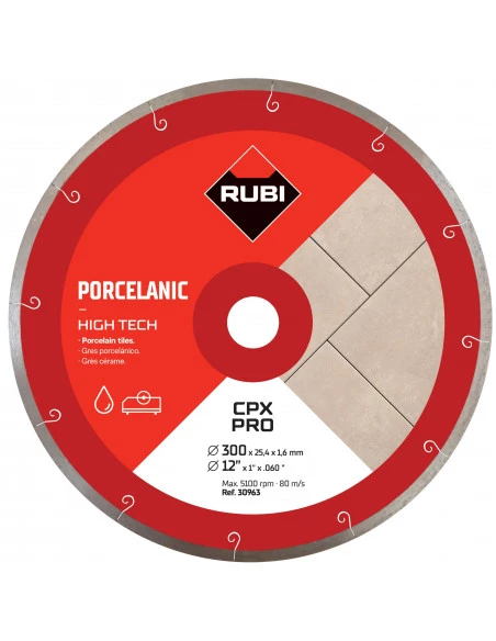 Disque diamant grès porcelaine J-SLOT - CPX RUBI - 3
