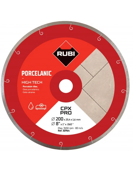 Disque diamant grès porcelaine J-SLOT - CPX RUBI - 1