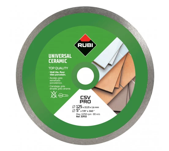 DISQUE DIAMANT CSV PRO ø125 RUBI - 1