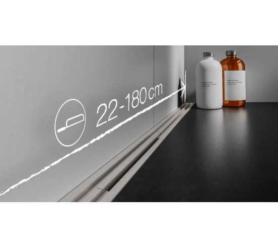 Caniveau Filant KERDI-LINE-VARIO 22 à 120 cm recoupable SCHLUTER - 7