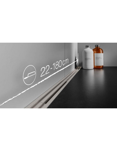 Caniveau Filant KERDI-LINE-VARIO 22 à 120 cm recoupable SCHLUTER - 7