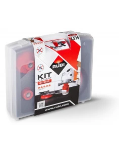 KIT 5 Trepans Drygres + Guide (Ø 28, 35, 43, 50 et 68 mm) RUBI - 1 2