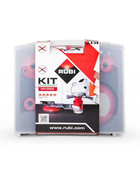 KIT 5 Trepans Drygres + Guide RUBI - 2