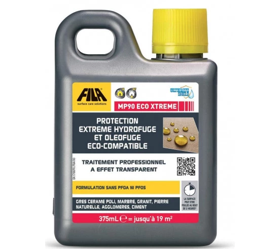 Protection totale Hydrofuge et oléofuge MP90 ECO XTREME 0.375L  FILA - 1