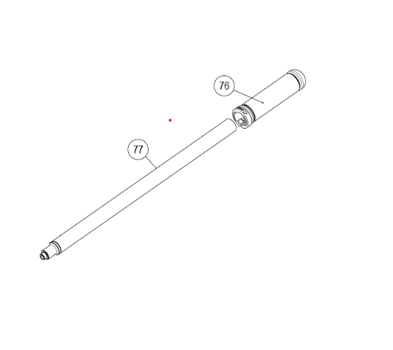 Poignée de manche pour coupe carreaux TQ (pièce détachée) RUBI - 1