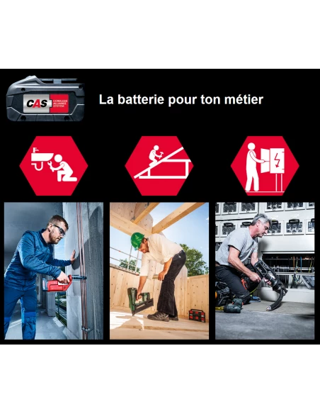 Batterie CAS LiPOWER 18V 5.2AH RUBI - 2