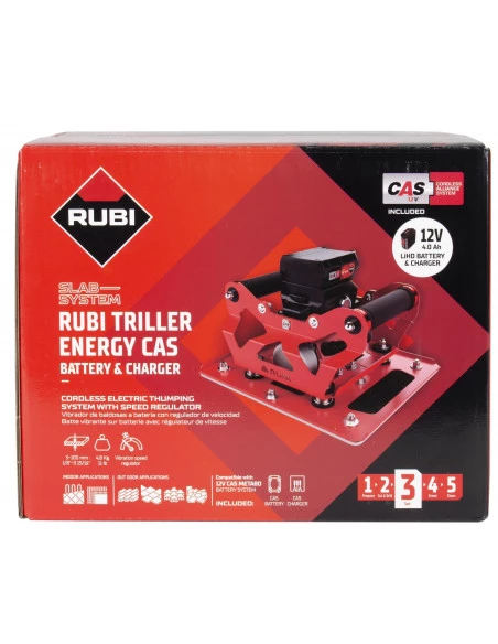 Batte vibrante à batterie RUBI TRILLER ENERGY CAS RUBI - 5