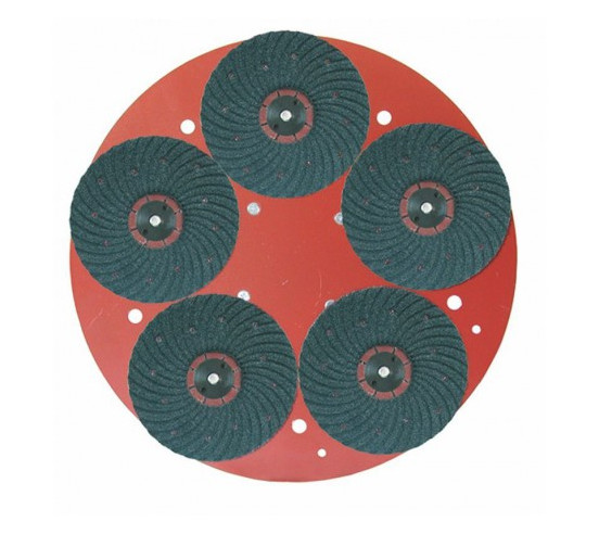 Plateau porte disques avec 5 Disques Abrasifs Au Carbure De Silicium MAXITITINA RAIMONDI - 2