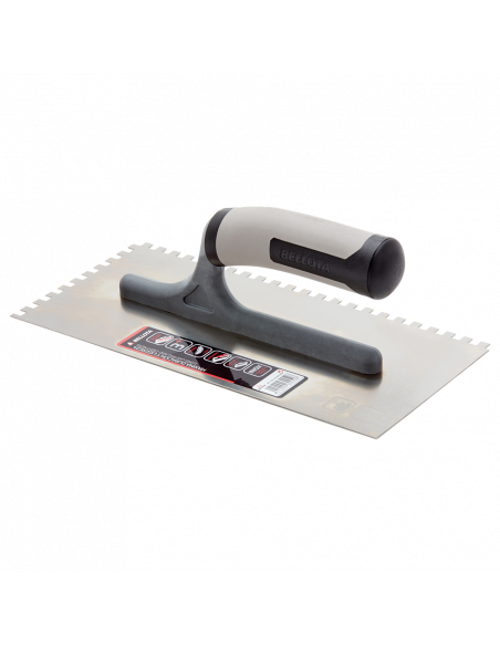 Peigne en acier inoxidable château manche bi-matiere BELLOTA - 1