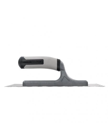 Peigne en acier inoxydable demi-lune château manche bi-matiere BELLOTA - 2