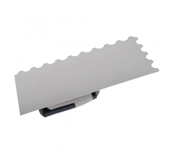 Peigne en acier inoxydable demi-lune château manche bi-matiere BELLOTA - 3