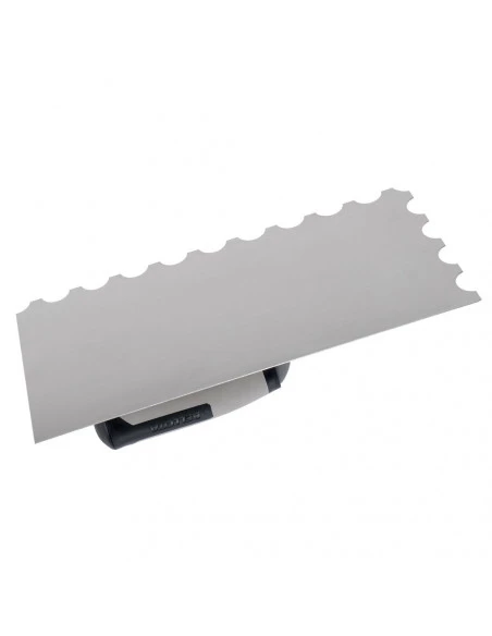 Peigne en acier inoxydable demi-lune château manche bi-matiere BELLOTA - 3