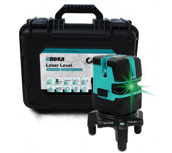 Niveau laser 5 lignes (faisceaux verts) BIHUI By PAVILIFT - 2