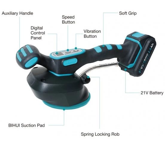 Batte vibrante à ventouse 6 vitesses sur batterie - 2