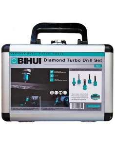 Coffret de trépan mini (M14), diamètres 6, 8, 10, 12 et adaptateur hexagonal - 2 2