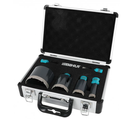 Coffret de trépans diamantés maxi (M14), diamètres 6, 8, 20, 35, 50, 70 - 4