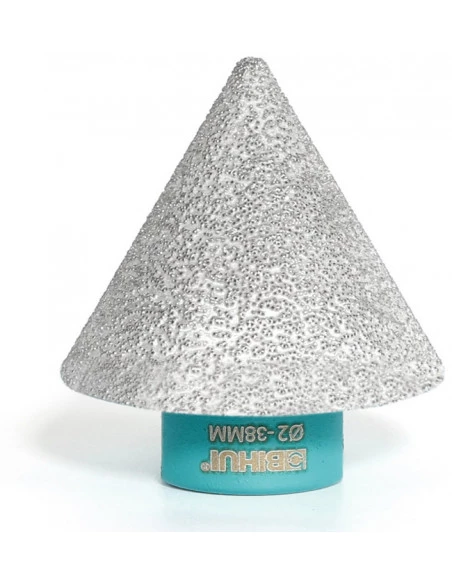 Fraise conique diamantée 2 à 38mm (M14) BIHUI By PAVILIFT - 1