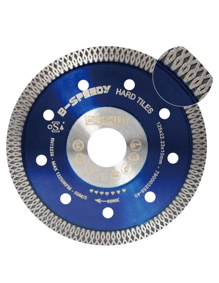 Disque diamant SPEEDY 125mm BIHUI By PAVILIFT - 1