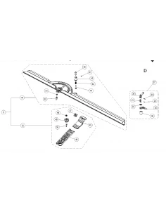 capuchon rouge n°48 pour coupe carreaux TX (pièce détachée) RUBI - 1