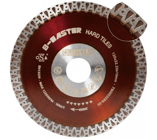 Disque diamant MASTER 125mm BIHUI By PAVILIFT - 1