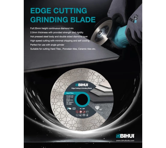 Disque de biseautage pour tous types de carreaux Ø125mm  BIHUI By PAVILIFT - 3