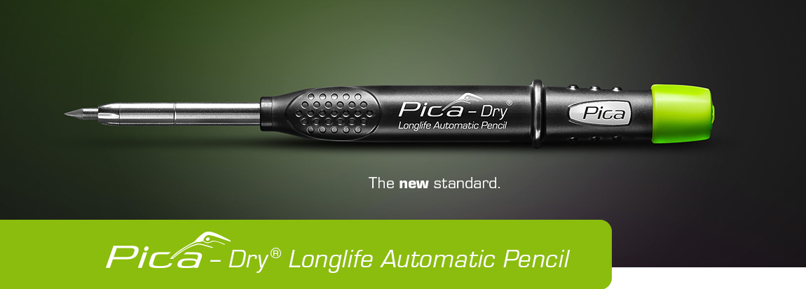 Pica PI30402 Dry Longlife marqueur 3030 + et recharges 4020 -  Graphite/Rouge/Jaune (8 pièce)